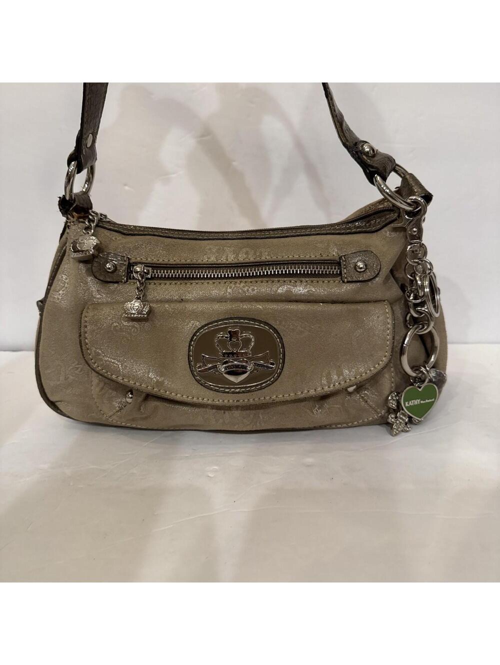Vintage Kathy Van Zeeland Y2K Sueded Bag